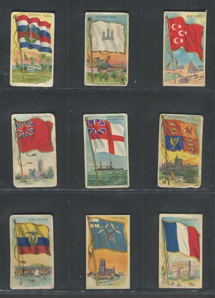 T59 Flag Series Near Complete Set (168/200) Cards with Hustler Back