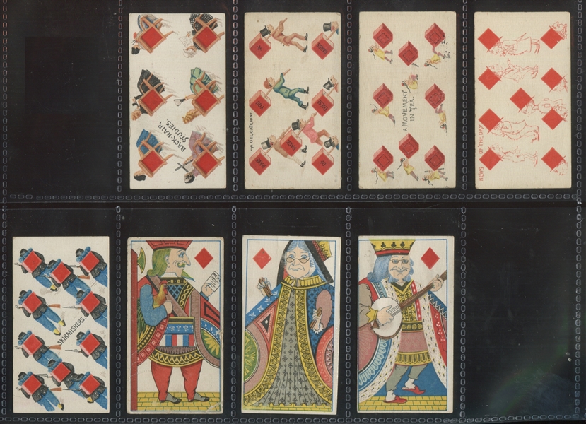 N219 Kinney Harlequin Cards (First Series) Near Complete Set (46/52) Cards
