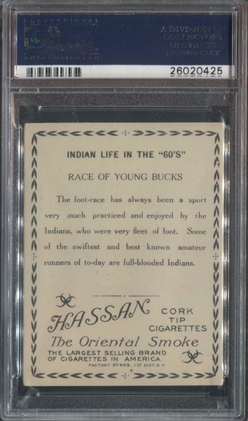 T73 Hassan Indian Life in 60's - Race of Young Bucks PSA5 EX