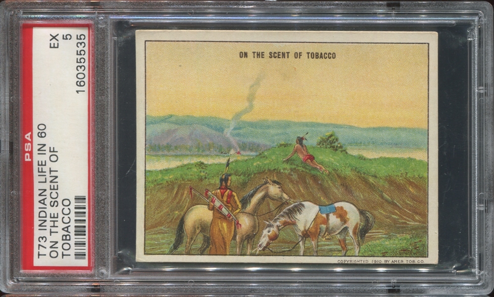 T73 Hassan Indian Life in 60's - On the Scent of Tobacco PSA5 EX