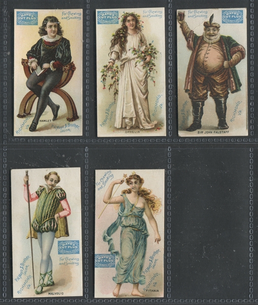 N311 Mayo Cut Plug Shakespeare Characters Lot of (5) Different