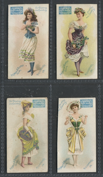 N304 Mayo Cut Plug Costumes and Flowers Lot of (4) Different