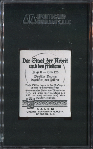 1930's Salem Cigarettes #123 Adolf Hitler SGC50 VG-EX