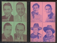 Interesting 1940s Exhibit 4-in-1 Lot of (2) Cards