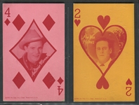 1930s Exhibit Western Playing Cards Lot of (3) Cards