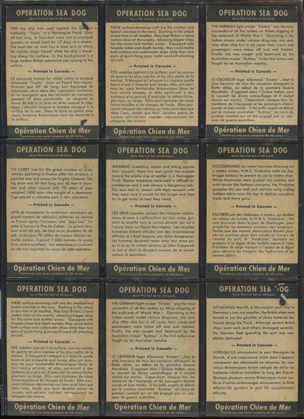 V339-9 Parkhurst Operation Sea Dog Lot of (40) Cards