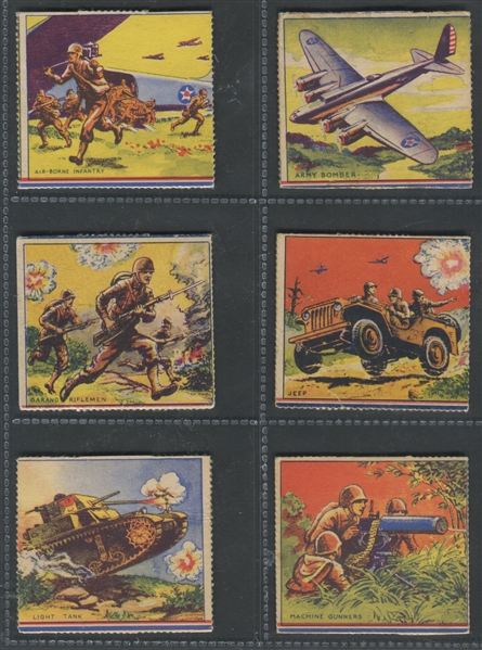 R166 Lion Specialty U.S.A. Combat Units Complete Set of (10) Cards
