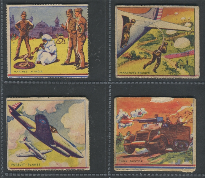 R166 Lion Specialty U.S.A. Combat Units Complete Set of (10) Cards