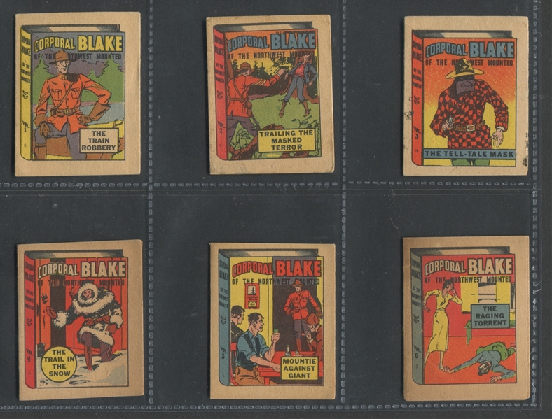 R25 Goudey Thrilling Stories Corporal Blake Complete Set of (8) Booklets