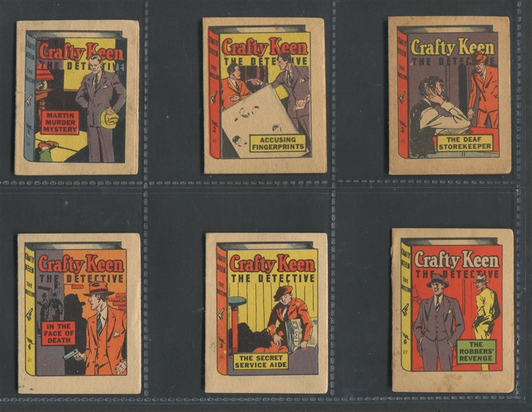 R25 Goudey Thrilling Stories Crafty Keen Complete Set of (7) Booklets
