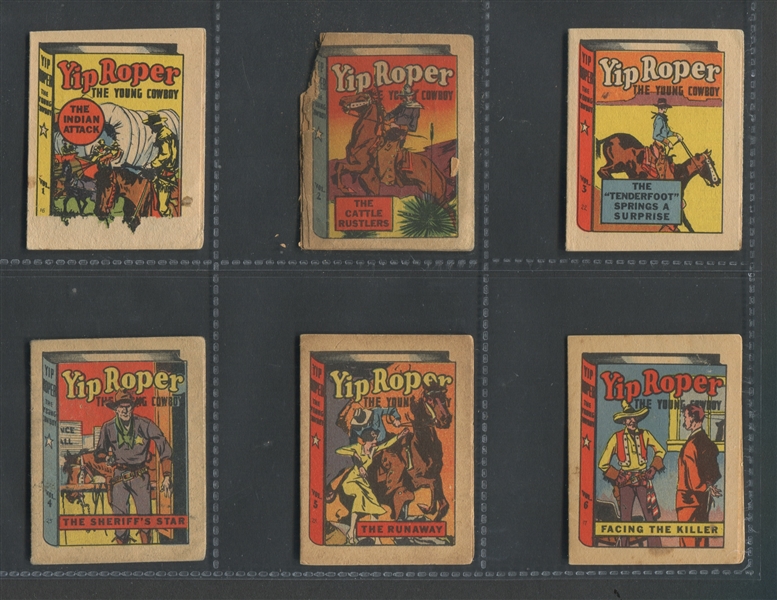 R25 Goudey Thrilling Stories Yip Roper Complete Set of (8) Booklets