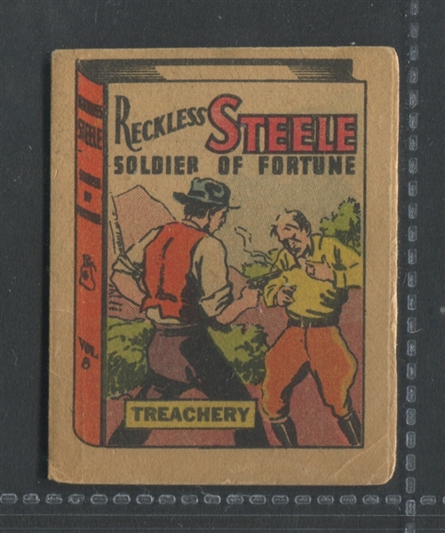 R25 Goudey Thrilling Stories Reckless Steele Near Complete Set (7/8) Booklets