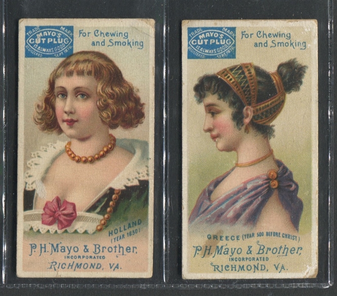 N305 Mayo Tobacco Headdresses Lot of (12) Cards