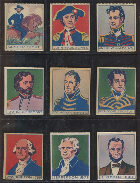 R129 American History Series of 48 Complete Set of (48) Cards
