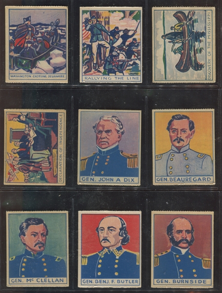 R129 American History Series of 48 Complete Set of (48) Cards