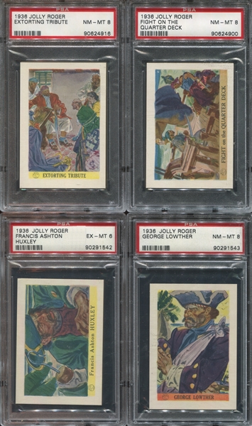 F375 Pac-Kups Jolly Roger Pirate Cups Complete PSA-Graded Set 