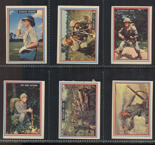 1953 Topps “Fighting Marines” Lot of (51) cards