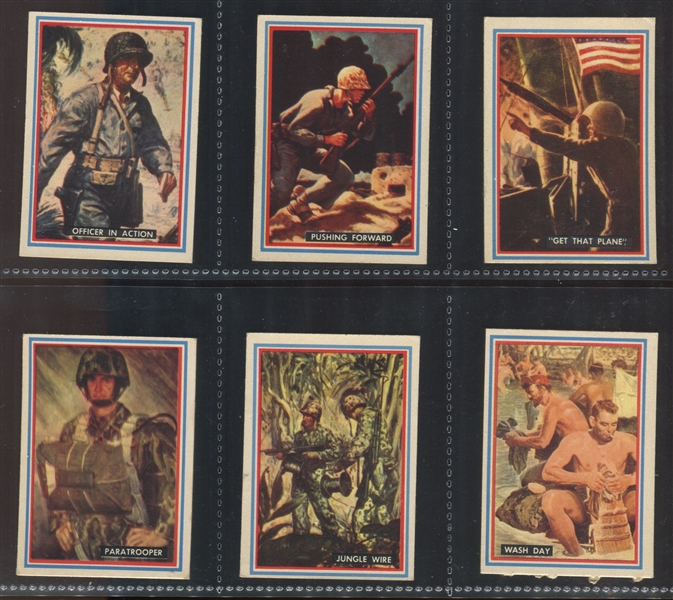1953 Topps “Fighting Marines” Lot of (51) cards