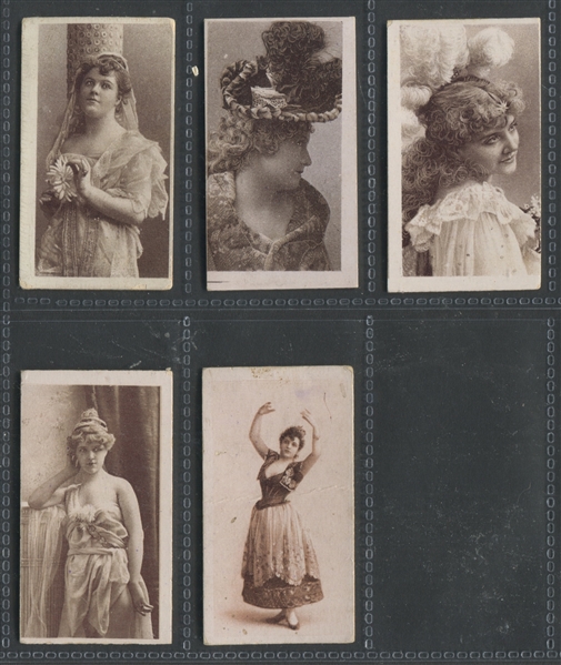 N215 Kinney Actresses Lot of (5) Cards