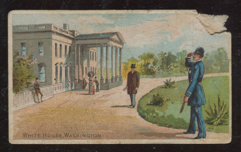 N281 Buchner American Scenes With a Policeman White House, Washington