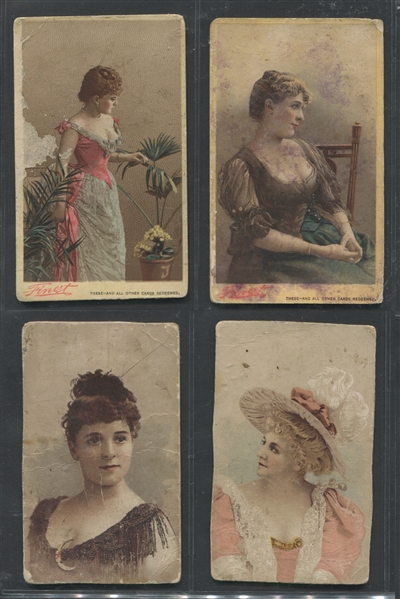 N280 Buchner Actresses Lot of (4) Cards