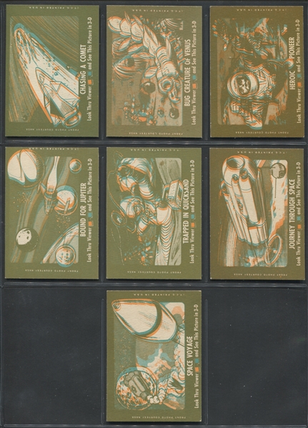 1963 Topps “Astronauts” Lot of (7) High Grade Cards