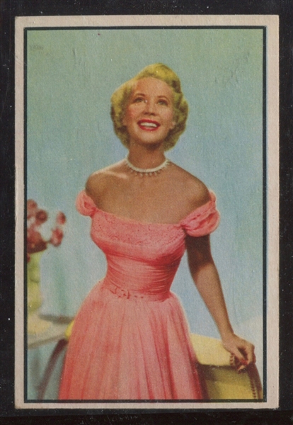 1953 Bowman “TV & Radio Stars of NBC” #10 Dinah Shore EX