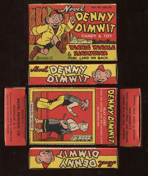 R722-12 Novel Package Denny Dimwit #7 Ma and Pa Winkle Complete Uncut Box