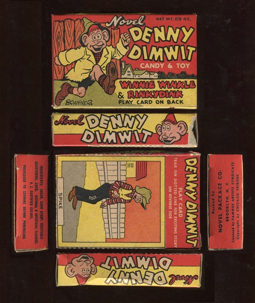 R722-12 Novel Package Denny Dimwit #5 Spike Complete Uncut Box