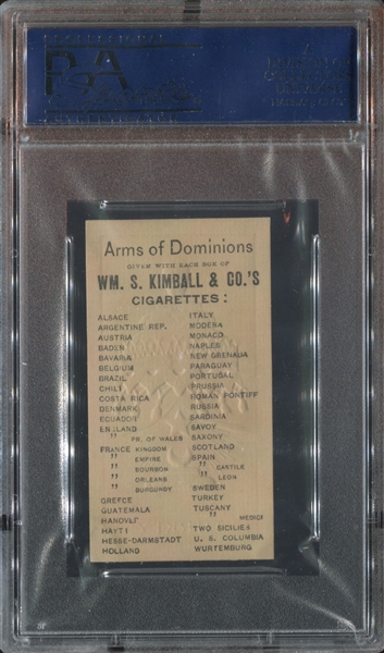 N181 Kimball Arms of Dominions Turkey PSA7 NM