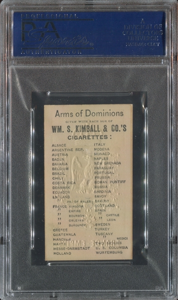 N181 Kimball Arms of Dominions France Empire PSA7 NM