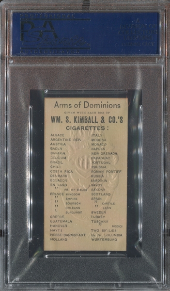 N181 Kimball Arms of Dominions Monaco PSA7 NM
