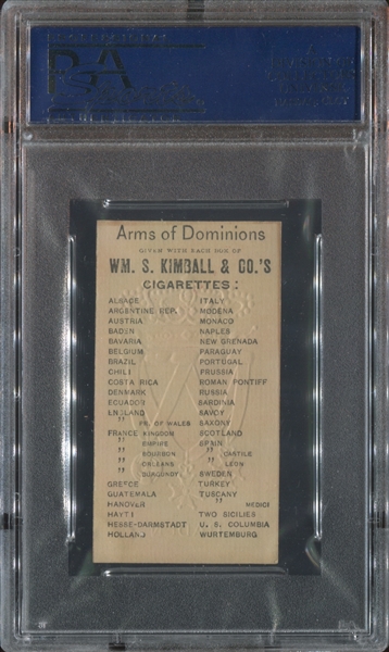 N181 Kimball Arms of Dominions Baden PSA7 NM