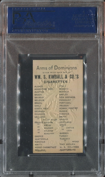 N181 Kimball Arms of Dominions Alsace PSA7 NM