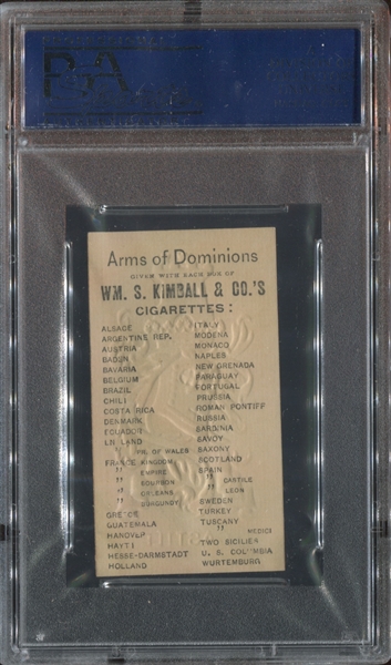 N181 Kimball Arms of Dominions Castille PSA8 NM-MT