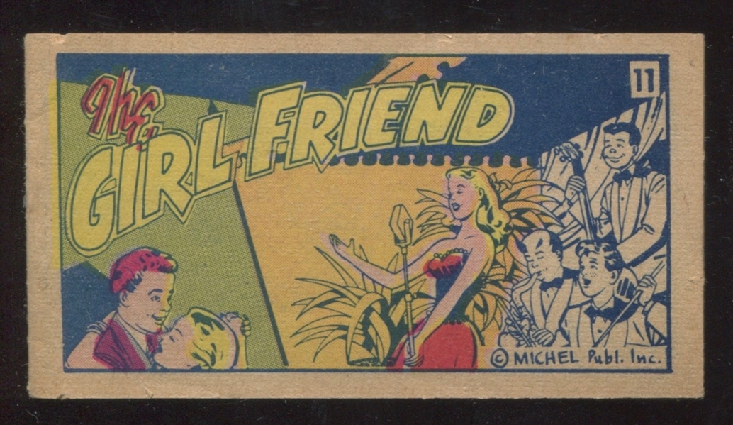 R-UNC Delmonico Candies Miniature Comic Books The Girl Friend #11