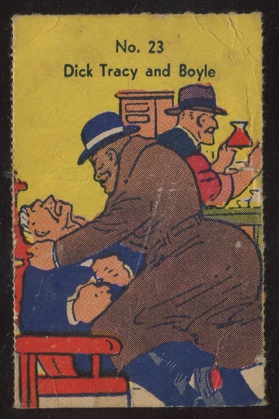 R42 Novel Package Dick Tracy #23 Dick Tracy and Boyle Type Card