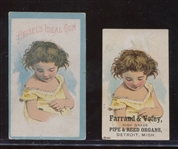 E182 Heisels Ideal Gum Children Type Card with Matching Trade Card