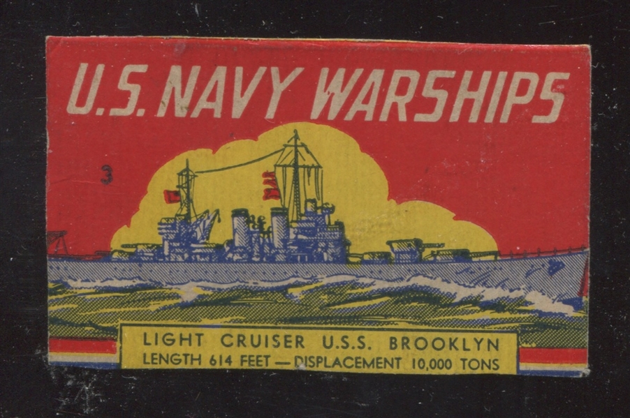 R98 Novel Package U.S. Navy Warships Lot of (2) Cards