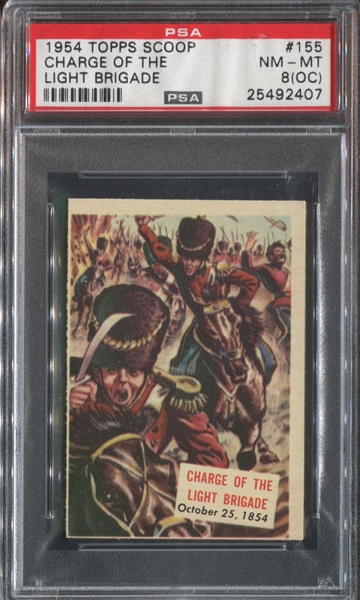 1954 Topps Scoop #155 Charge of the Light Brigade PSA8 NM-MT(OC)
