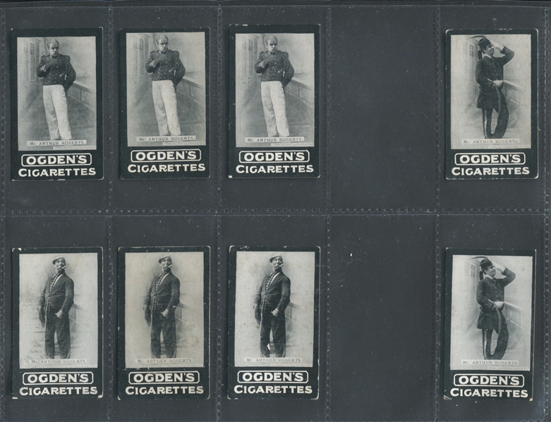 1910's Ogden's Tabs (Gen Interest B) Arthur Rogers Lot of (8) Cards