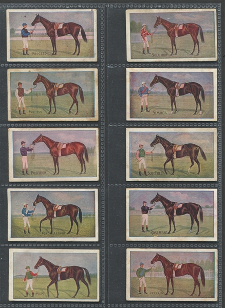 1957 Sniders & Abraham Horses Near Complete Set (56/57) Missing Only Impossible Magazine Subject
