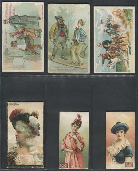 Mixed Lot of (12) Oversized Tobacco Cards