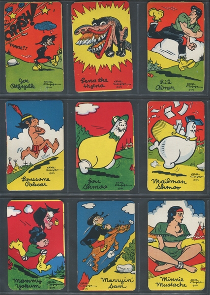 1940's Comic Traders Lil' Abner Complete Set of (28) Cards