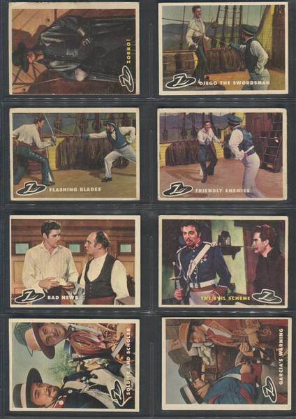 1958 Topps Zorro Near Complete Set (79/80) Cards