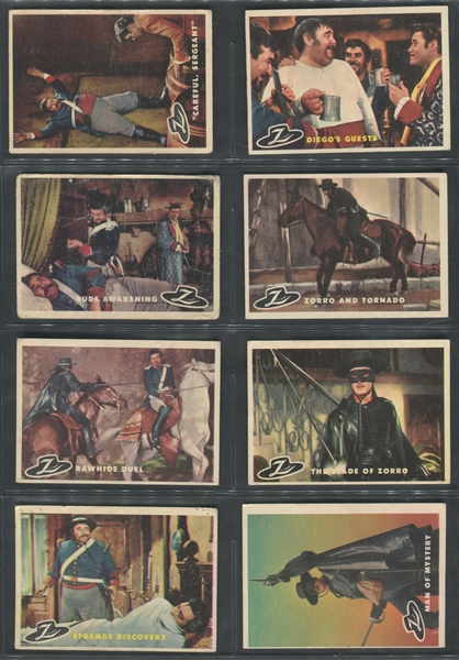 1958 Topps Zorro Near Complete Set (79/80) Cards