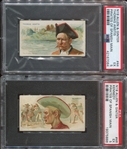 N19 Allen & Ginter Pirates of the Spanish Main Lot of (4) PSA5 EX Graded Cards