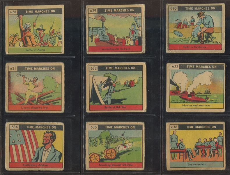 R150 Time Marches On Complete Set of (48) Cards