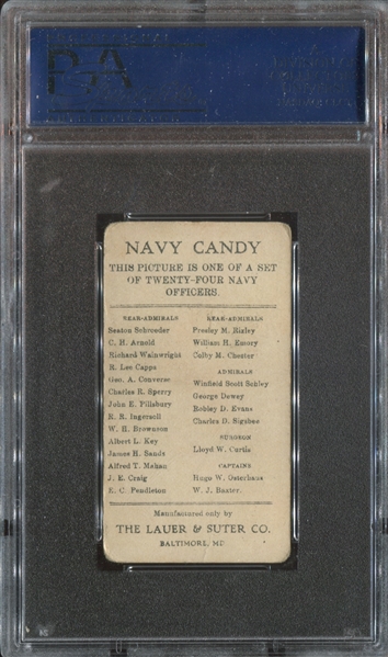 E2 Lauer & Suter Navy Candy - Capt. H.W. Osterhaus PSA4 VG-EX