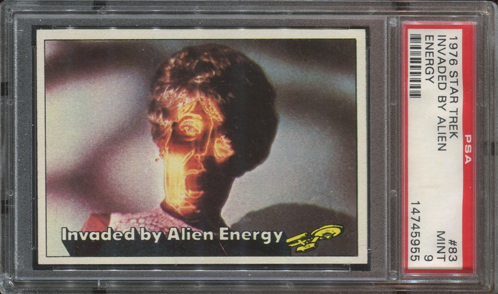 1979 Topps Star Trek #83 Invaded by Alien Energy PSA9 Mint